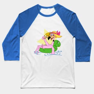 relaxing flamingo Baseball T-Shirt
